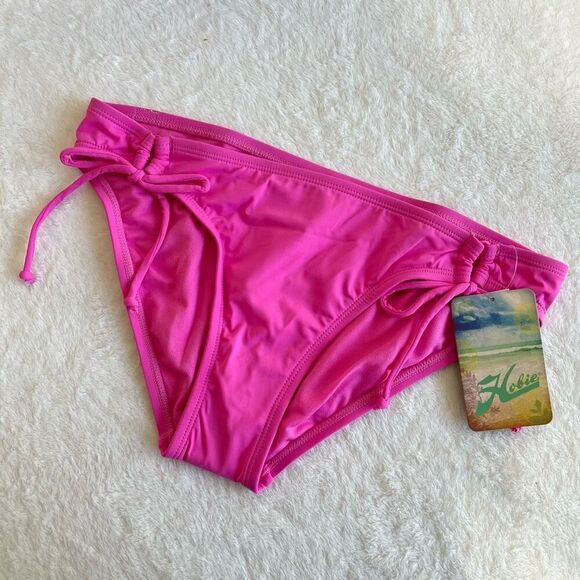 Hobie Other - Hobie Pink Bikini Bottoms Side Ties Large NEW